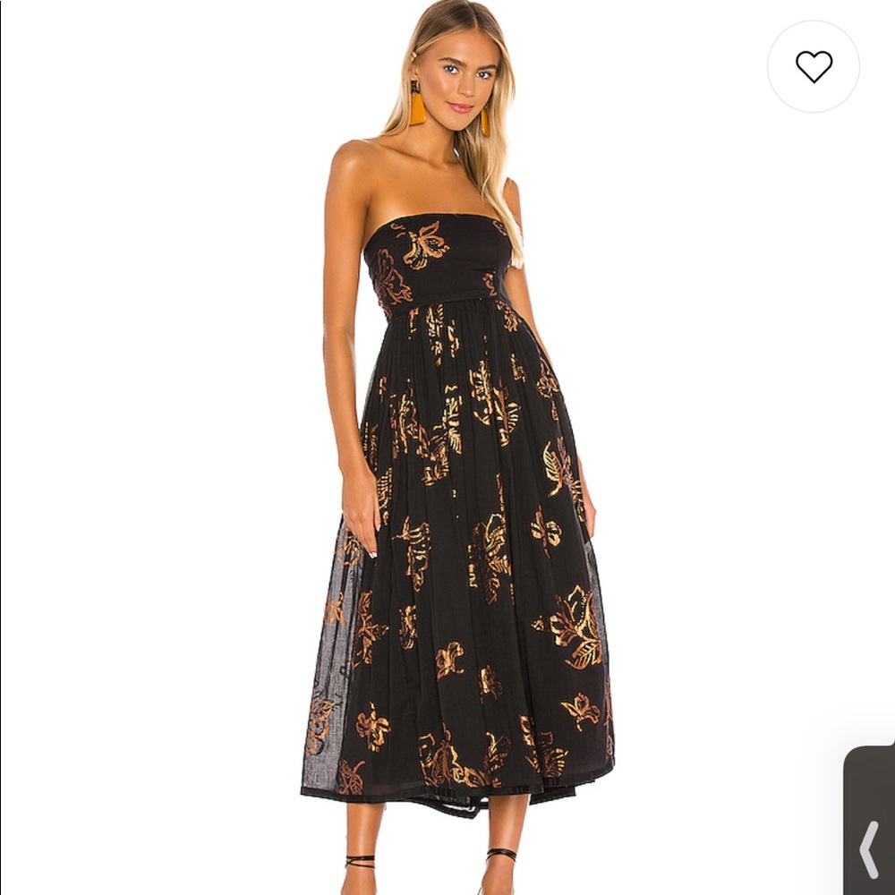 Free People Baja Babe Midi Dress- NWT